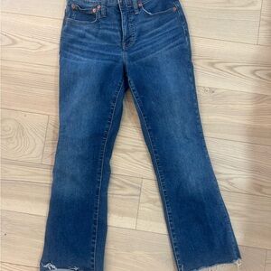 Madewell Dark Blue Ankle Jeans